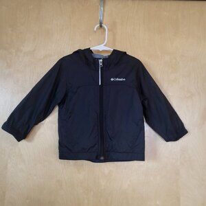 Columbia Black Windbreaker Jacket Size 3T